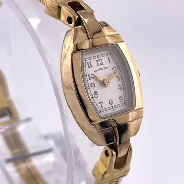 [ 작동 ] HAMILTON 브레이슬릿 워치 아메리칸 클래식 토노 골드