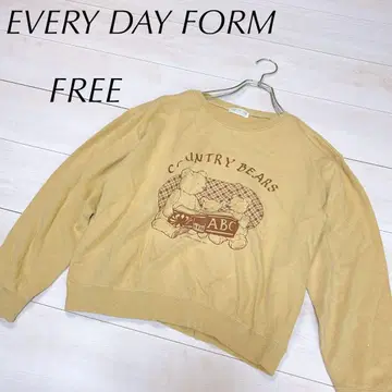 EVERY DAY FORM 맨투맨 (FREE) 트레이닝복 일본제