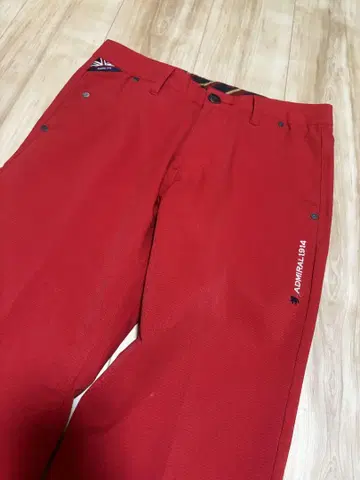 Admiral 골프 팬츠 빨간색