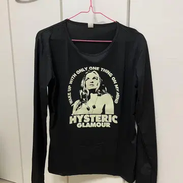 HYSTERICGLAMOUR 긴팔 T셔츠 그런지 펑크 스타일 y2k