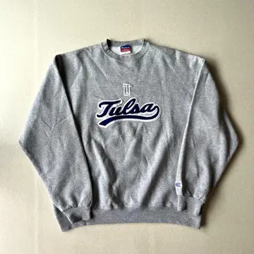 구제 의류 00s 챔피온 Champion Tulsa 대학 칼리지 맨투맨