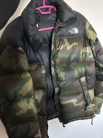 THE NORTH FACE 카모플라쥬 다운 자켓 L