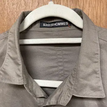 5351 POUR LES HOMMES 베이지 카키 긴팔 셔츠