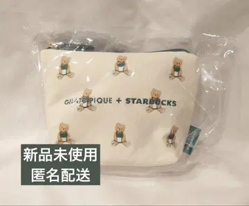 젤라또피케 스벅 베어 패턴 파우치