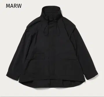 MARW UNITED ARROWS 2WAY 블루종 말 블랙 36