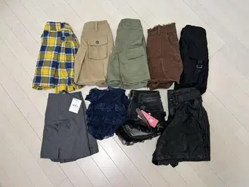 [ 미사용품 다수 ] 여성용 미니 스커트 숏팬츠 묶음 판매