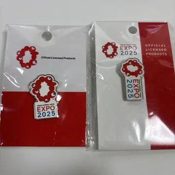 오사카 만박 미야쿠미야쿠 핀 배지 2개 세트 EXPO2025