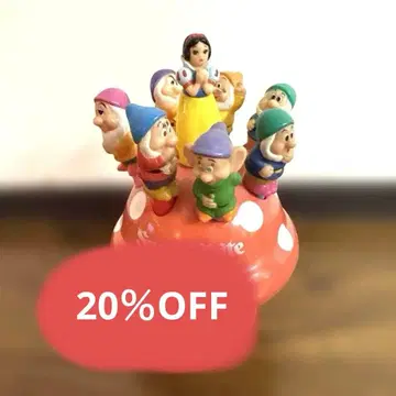 [레어] 디즈니 백설공주와 일곱 난쟁이 컬러펜 8개 세트