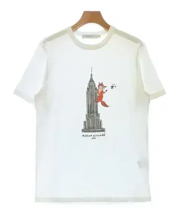 메종 키츠네 T셔츠 컷앤소 여성용