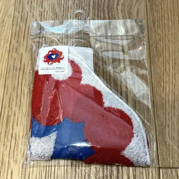만박 미야쿠미야쿠 손수건 미니 타월 다이컷 빨파 빨간색 파랑