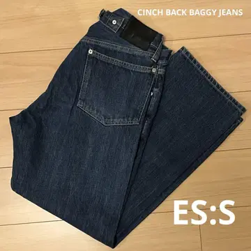 ES:S 에스 CINCH BACK BAGGY JEANS 2nd