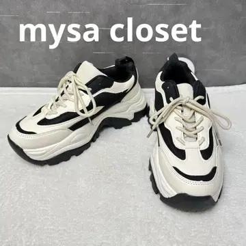 미사용 mysa closet 다나카 리나 대드 스니커즈 아이보리