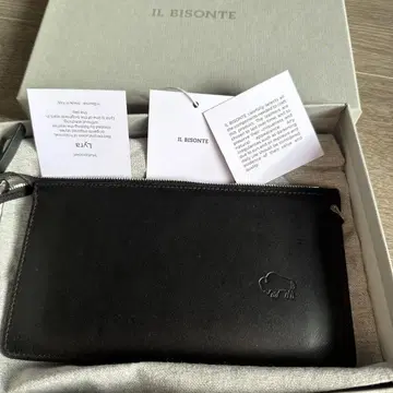 IL BISONTE 일비종떼 지갑 파우치 가죽 이탈리아제 배송비 포함