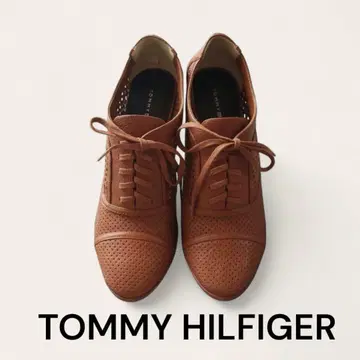 즉시 구매 OK TOMMY HILFIGER 힐 부티 23cm 브라운