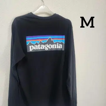 patagonia 블랙 긴팔 티셔츠 M 파타고니아 롱티 티셔츠