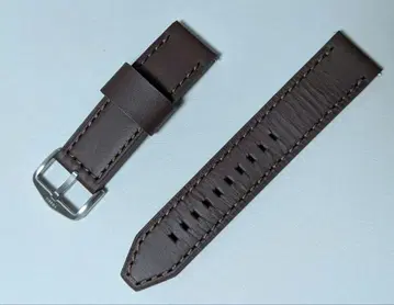 FOSSIL 정품 가죽 밴드 브라운 24mm