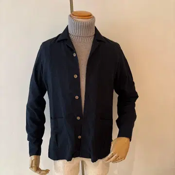마리아 산탄젤로 / 셔츠 자켓 / 코튼 넬 / 네이비 / 37 141/2