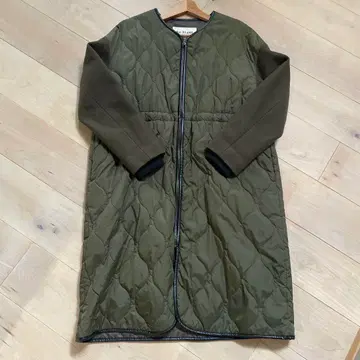 Ray BEAMS 올리브 퀼팅 자켓