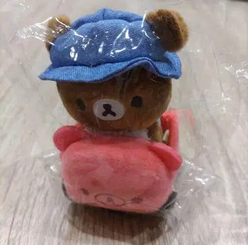 새상품 택 포함 리락쿠마 손바닥 봉제 인형 세트 (차이로이코구마)