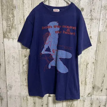 구제 빈티지 super natural 반팔 T셔츠 네이비 L