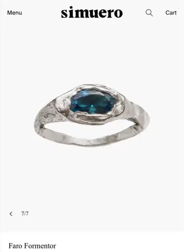 파로 포르멘토르 실버 반지