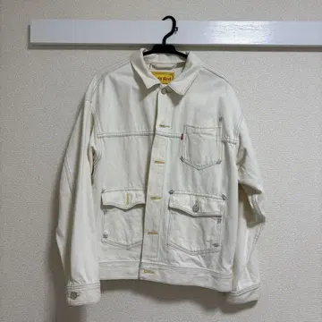 리바이스 레드 LEVIS RED 데님 자켓 화이트