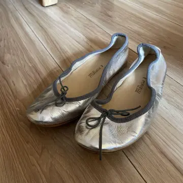 E. Porselli 실버 발레 슈즈