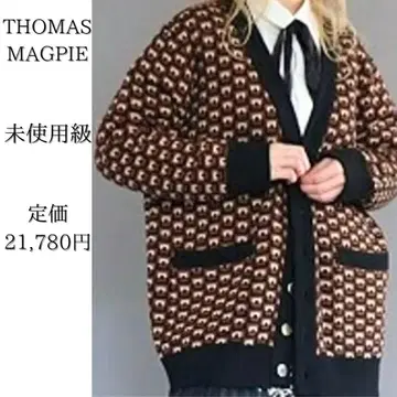 미사용급 THOMAS MAGPIE 토마스 마그파이 가디건 니트