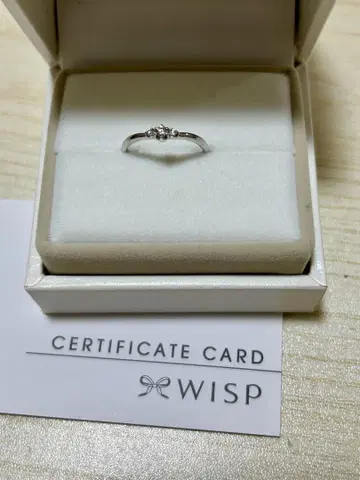 WISP 다이아몬드 K10WG 반지