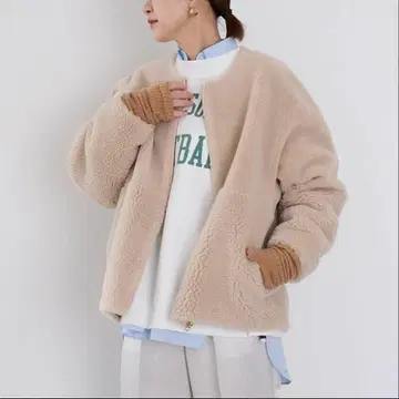 마이카 & 딜 리버서블 보아 코트