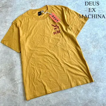 미사용 DEUS EX MACHINA 프린트 반팔 T셔츠 택 포함