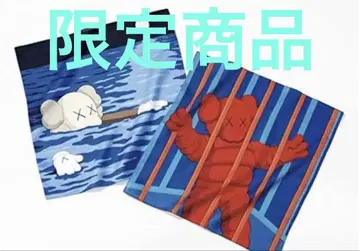 [ 새상품 ] KAWS TOKYO FIRST 손수건 타월 2장 세트