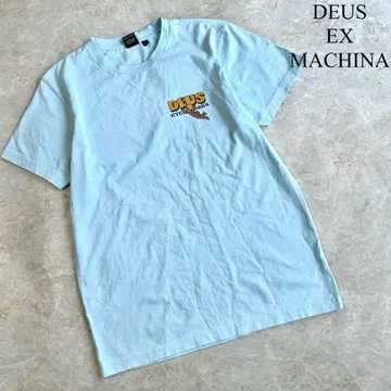 DEUS EX MACHINA 버블검 로고 프린트 반팔 T셔츠 M