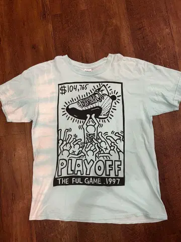키스 해링 x 조던 콜라보 GILDAN PLAYOFF 1997