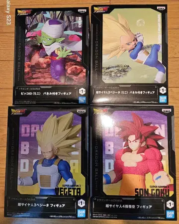 드래곤볼 다이마 시리즈 피규어 4체 세트