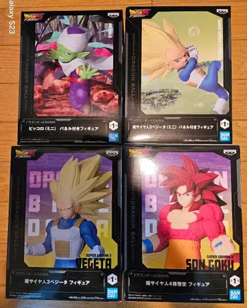 드래곤볼 다이마 시리즈 피규어 4체 세트