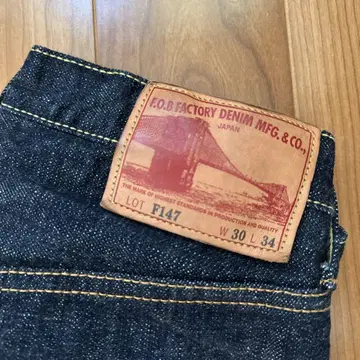 FOB FACTORY F147 데님 팬츠 사이즈 30