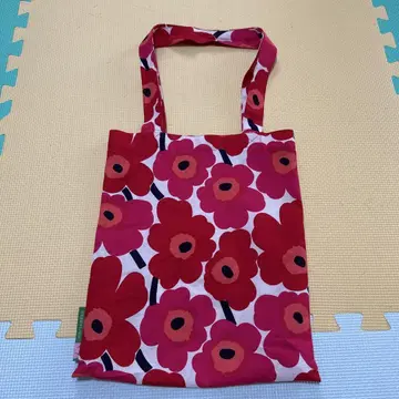 marimekko 플라워 패턴 토트백