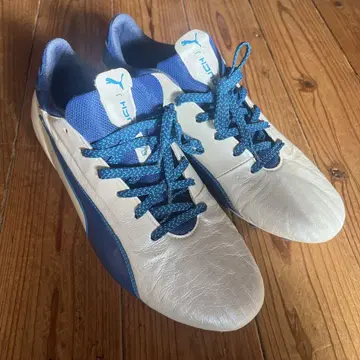 PUMA EVO TOUCH J 축구 스파이크 28.5cm 화이트/블루