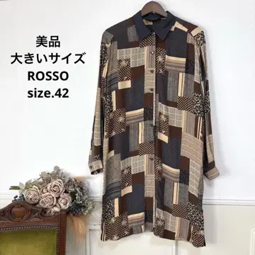 77 새상품급 빅 사이즈 ROSSO 원피스