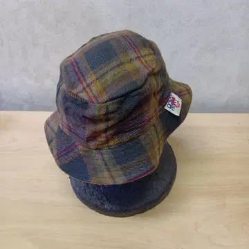 5 BONNIE N' CLYDE HAT 체크 무늬 브라운