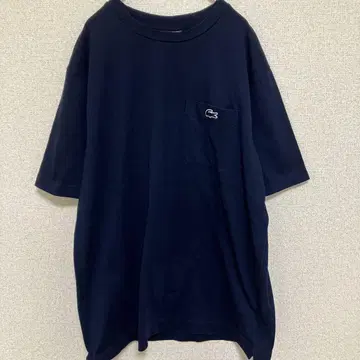 거의 미사용 LACOSTE 네이비 T셔츠 US L 사이즈