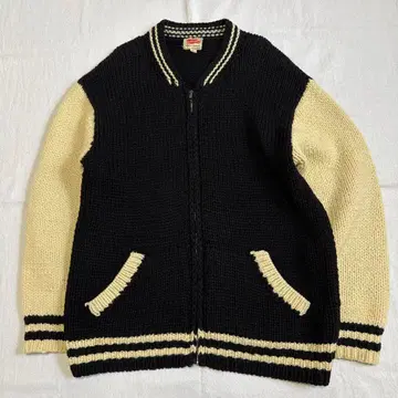 빈티지 집업 니트 가디건