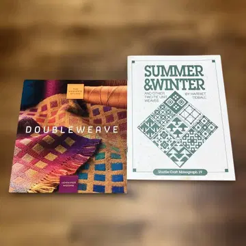 직물 외국도서 Doubleweave Summer & winter