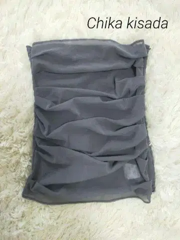 새상품급 ChikaKisada 치카키사다 튤 뷔스티에 그레이