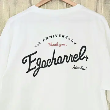 에가쨩 채널 1st ANNIVERSARY 개설 1주년 기념 T셔츠 XL