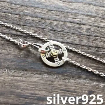 [ silver925 ] 이글 후크 메탈 부착 메디슨 휠 체인