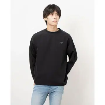 새상품급 뉴발란스 긴팔 T셔츠 블랙 2XL 남성용 우븐 롱 슬리브