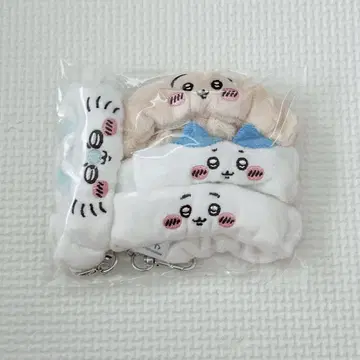 치이카와 모몽가 토끼 하치와레 미니 헤어밴드 마스코트 컴프세트