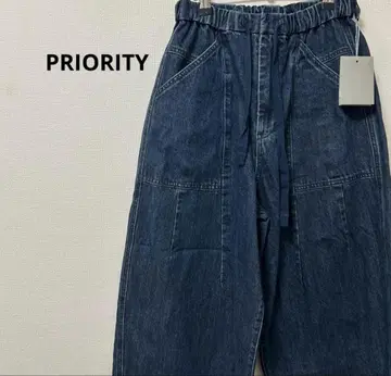 미사용 새상품 PRIORITY mal. 코쿤 데님 미미미 데님